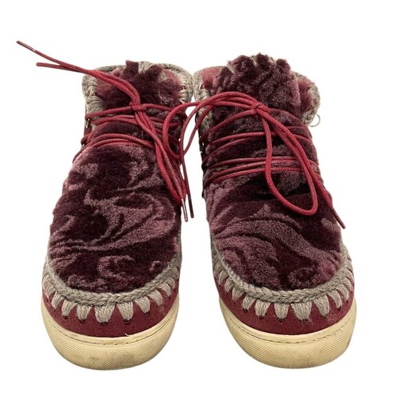 MOU Eskimo Ankle Boots Women's US Size 6 *READ*  Lace Up - Picture 8 of 10